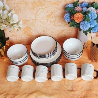 24pc Japanese Dinner Set