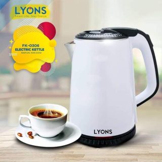 AILYONs Fk0306 White Plastic Kettle
