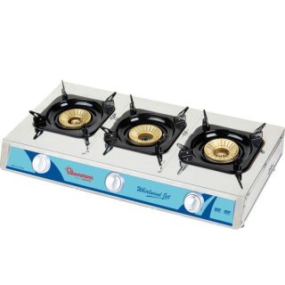 GAS COOKER 3 BURNER STAINLESS STEEL- RG/530
