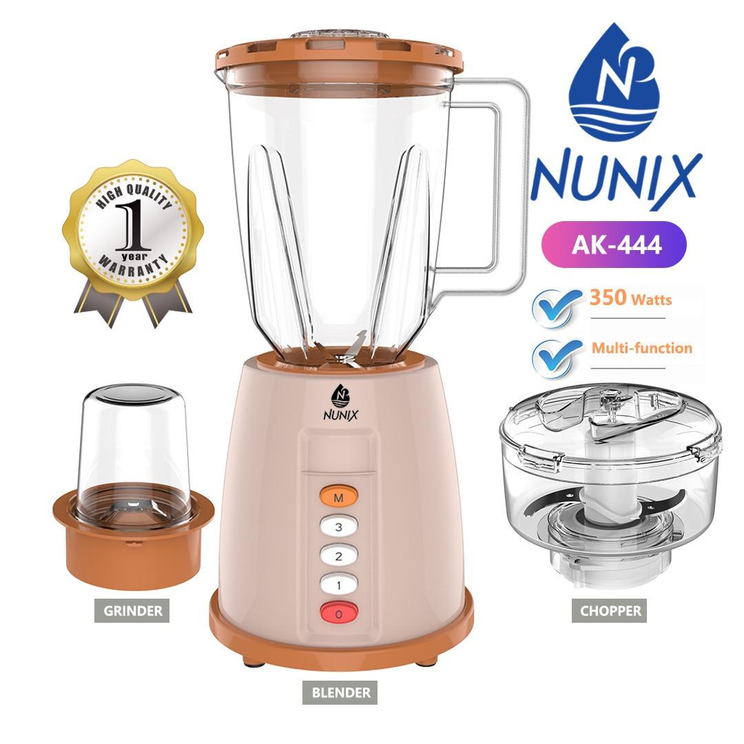 Nunix AK444 3in1 Blender - Grinder and Chopper