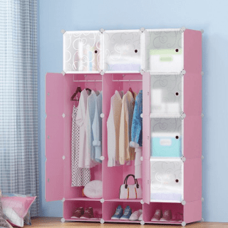 3 Column Plastic Closets