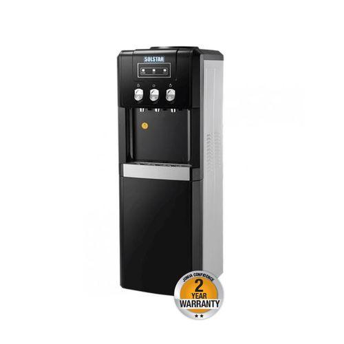 Solstar WD84E-BKBSS Hot, Cold & Normal Water Dispenser With 12Litres Cabinet - Black