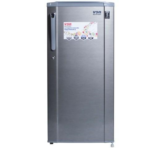 Von Hotpoint HRD-231S/VARS-23DHS Single Door Fridge 190L - Silver
