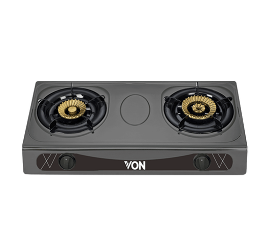 Von VAC7K202T Table Top 2 Brass Burner - Heavy Duty