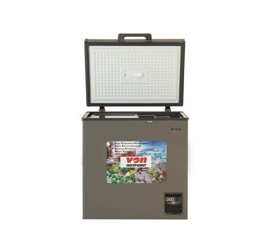 Von VAFC19DUS Showcase Freezer, 150L - Grey - Image 2