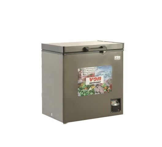 Von VAFC19DUS Showcase Freezer, 150L - Grey - Image 3