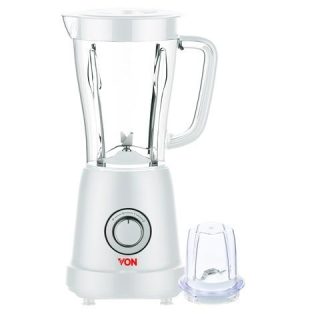 Von VSBT03BLW 1.5L Blender + Mill 500W - White
