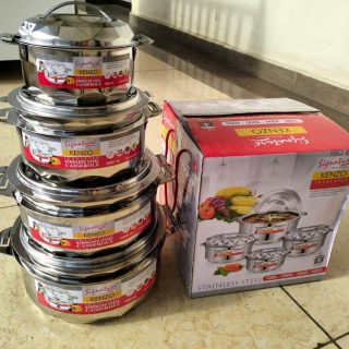 Signature 4 pcs Kenzo Stainless Steel Hotpots (1000/2000/3000/4000)