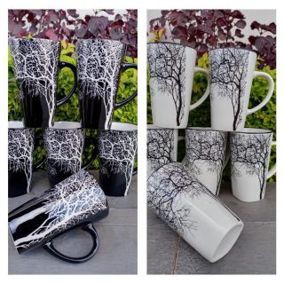 Set of 6 Tree Mugs