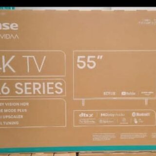 Hisense 55″ 55A6 Series  Smart 4k UHD Tv
