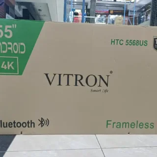Vitron 55” FRAMELESS 4K ULTRA HD ANDROID TV, NETFLIX, YOUTUBE,1.5GBRAM, 8GBROM